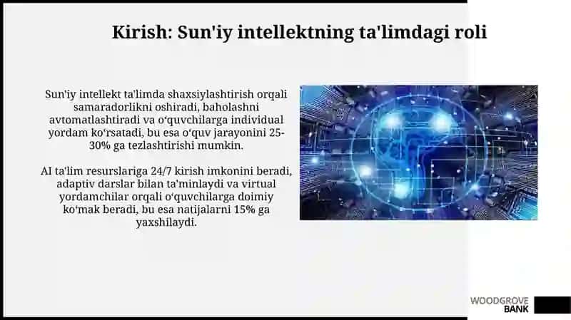 Sun'iy intellekt muammosi va istiqbollari 3