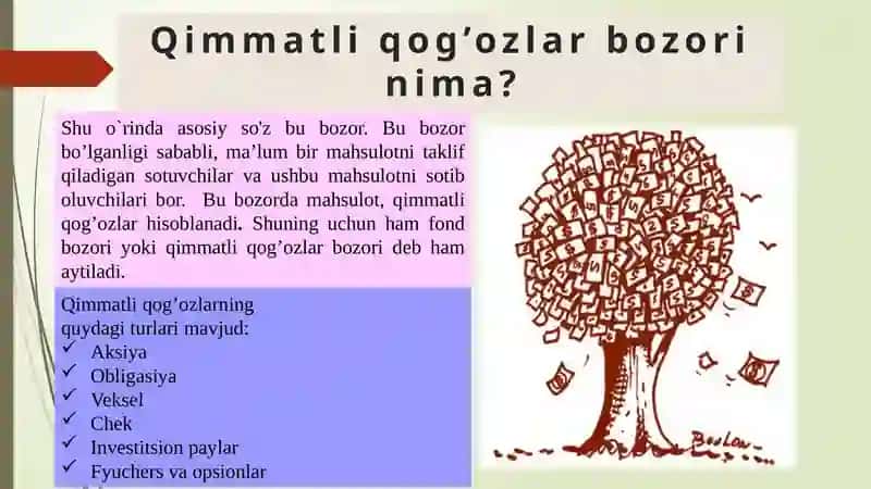 Qimmatli qog’ozlar bozori 3