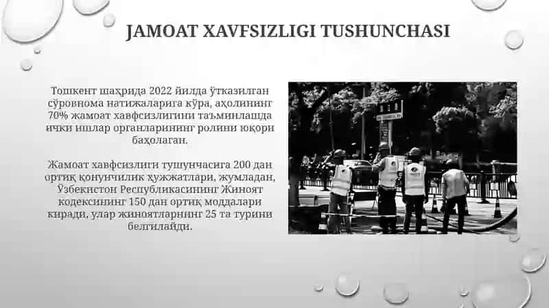 Jamoat xavfsizligi va jamoat xavfsizligiga qarshi jinoyatlar 3