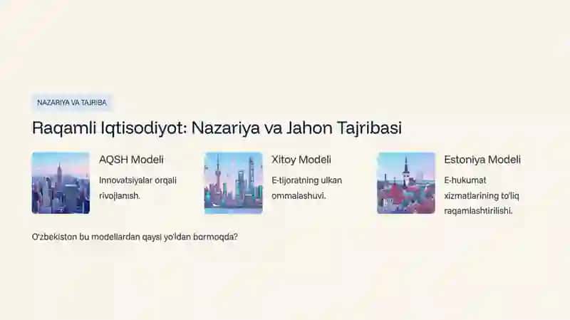 O'zbekiston iqtisodiyotini rivojlantirish 3