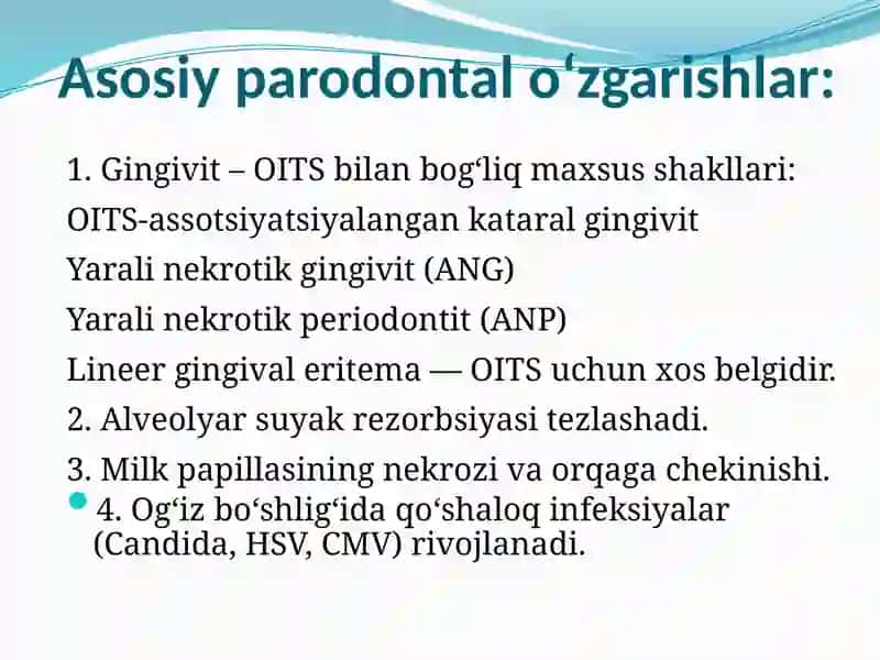 OITSdaparodontdagio‘zgarishlar 3