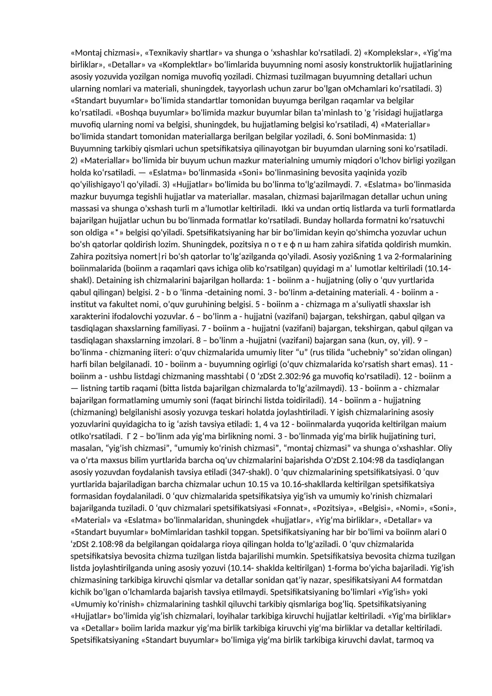 Spetsifikatsiyalar 3