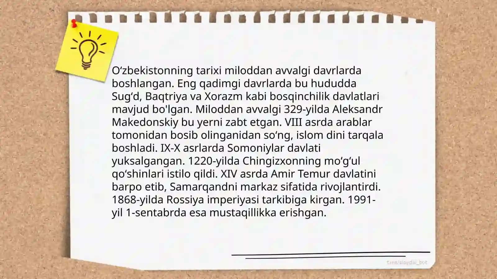 Oʻzbekiston tarixi 3