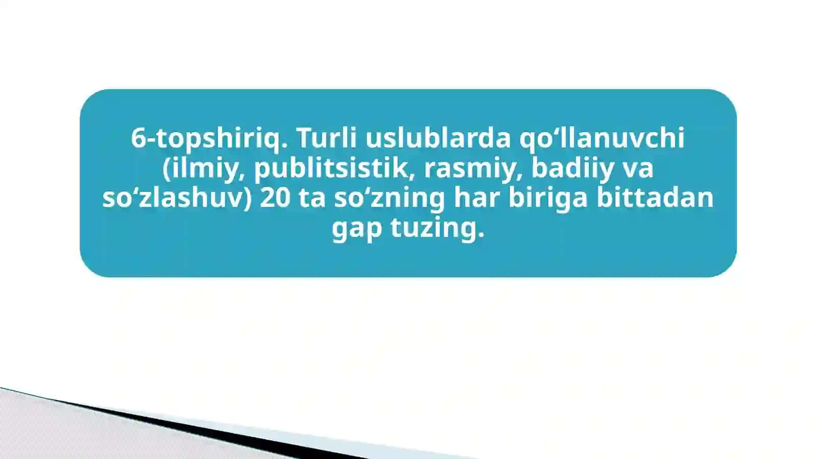 Esse va uning tuzilishi. Taqriz matni va turlari (6-dars taqdimoti) 3