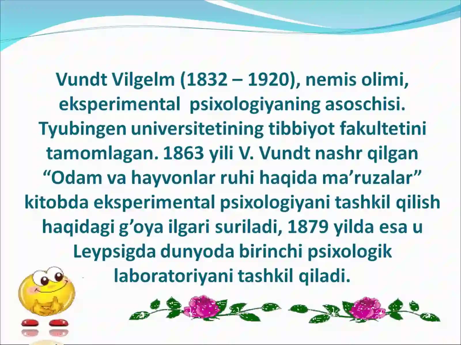 EKSPERIMENTAL PSIXOLOGIYANING RIVOJLANIShI VA UNING TADBIQIY SOHALARI 3