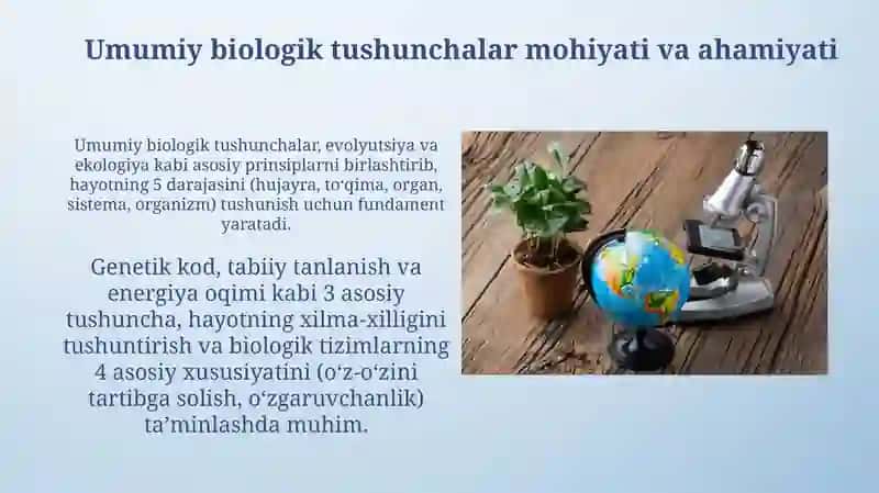 Biologiyaoʻqitishdaumumbiologiktushunchalarnitarkibtopishi 3