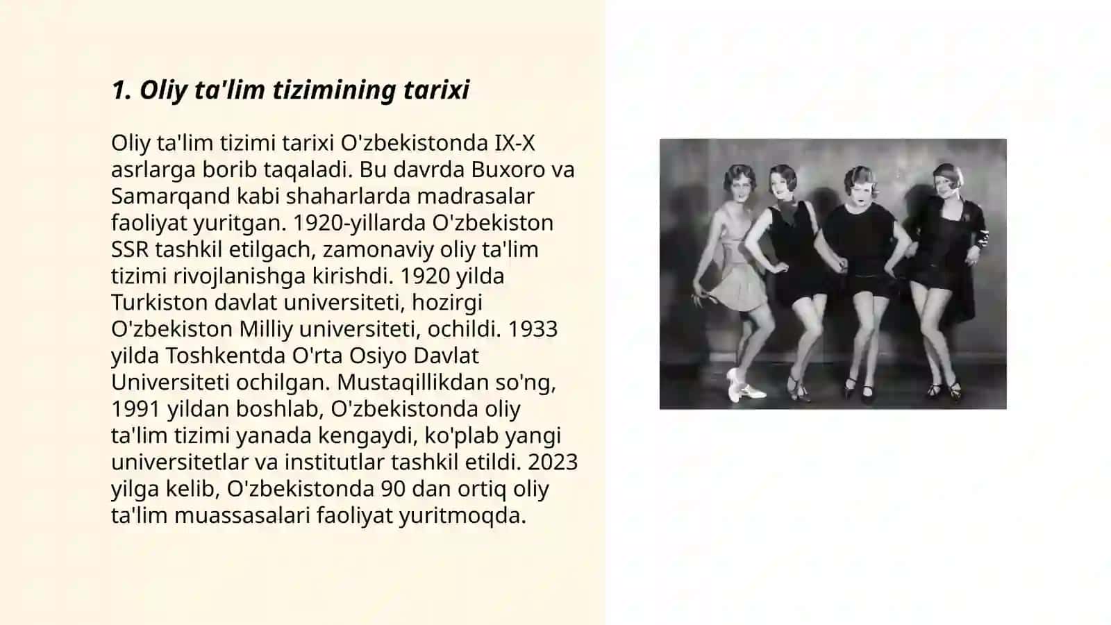 Oliy ta'lim tizimi tarixi 3