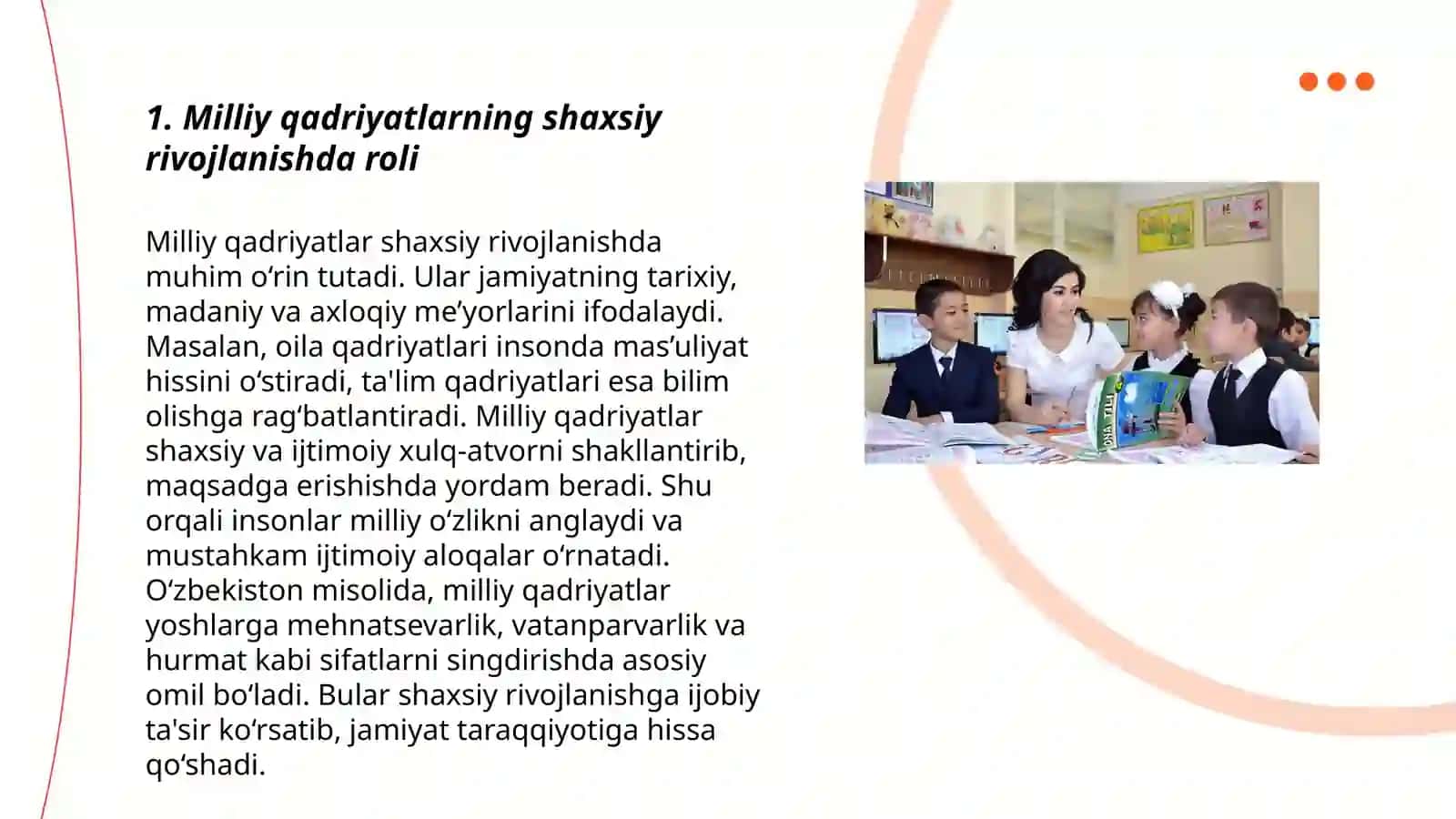 Shaxsning ma'naviy yuksalishida qadriyatlarning ahamyati 3