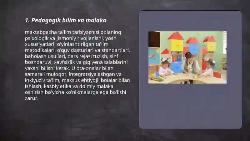 Pedagogik bilim va malaka 3