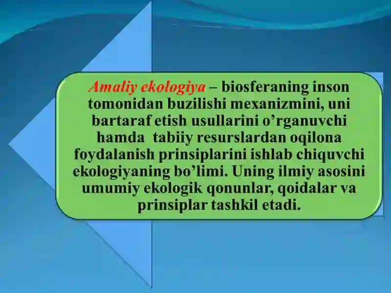 Ekologiya tushunchasi 3