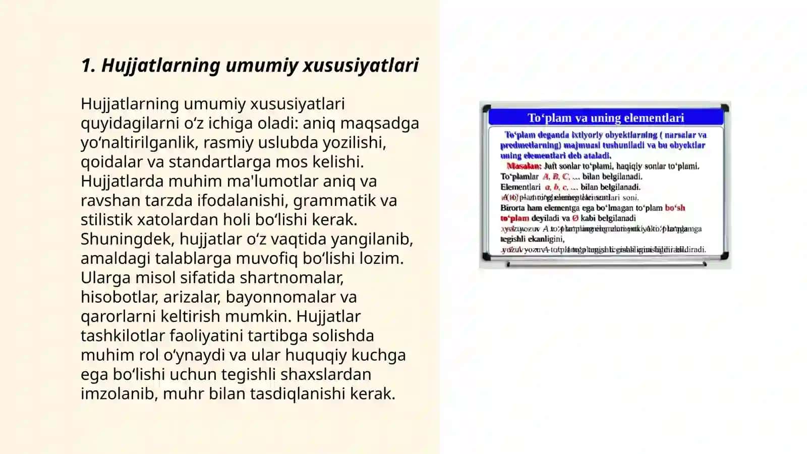 Hujjatlar tayyorlash va ular ustida ishlash tartibi 3