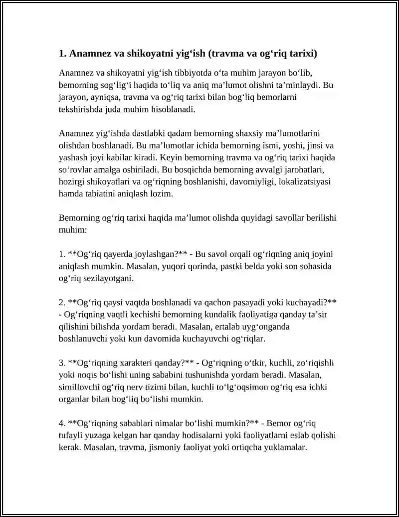 TRAVMATOLOGIK VA ORTOPEDIK BEMORLARNI TEKSHIRISH USULLARI 3