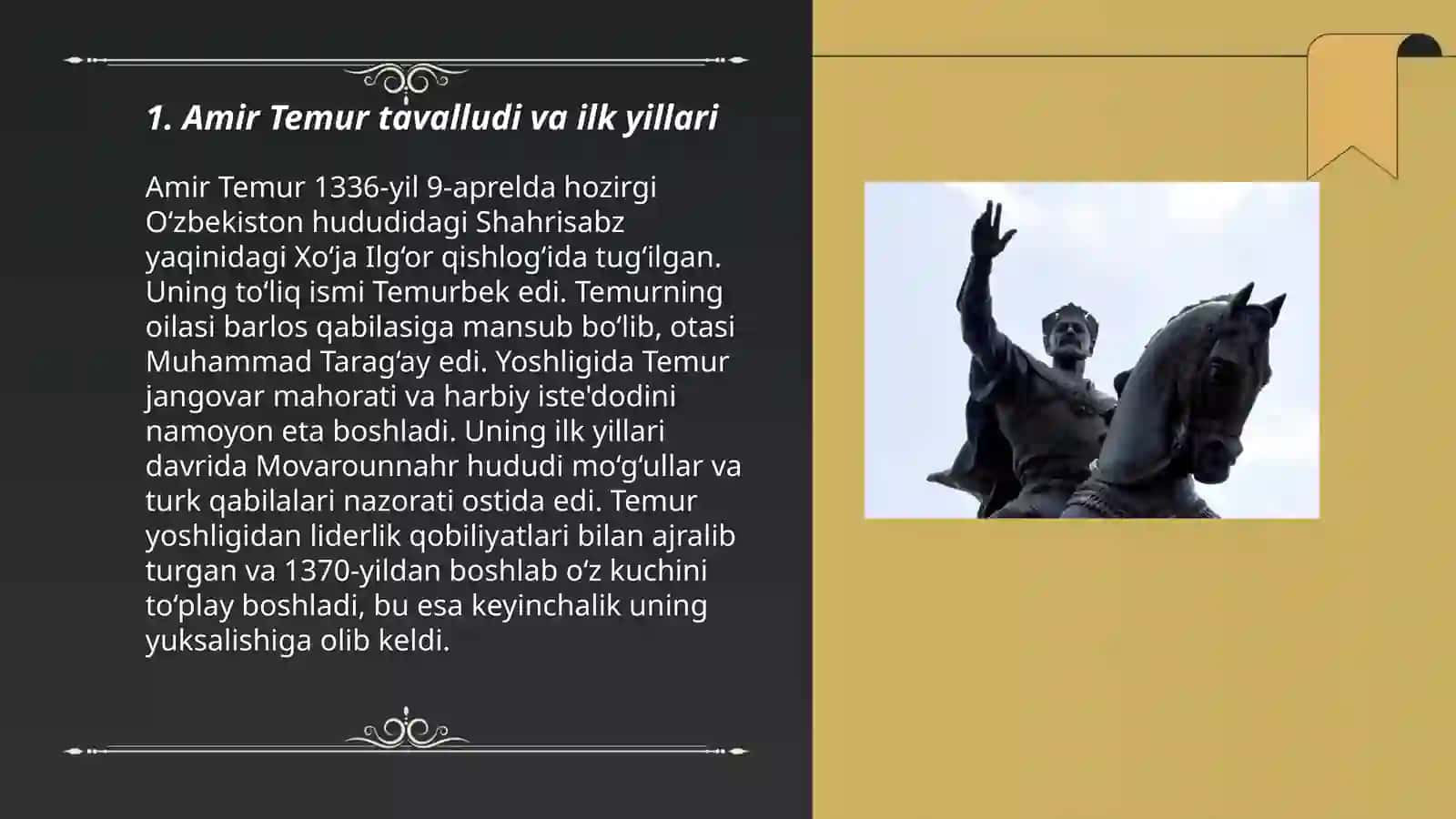 Amir temur hayoti 3