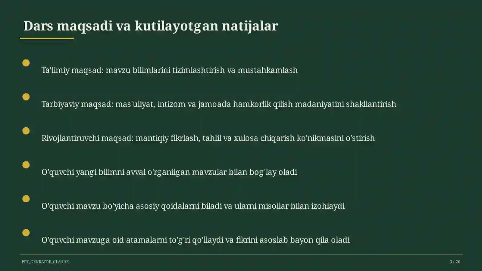Umumjismoniy tayyorgarlik normativlari (10-sinf) 3