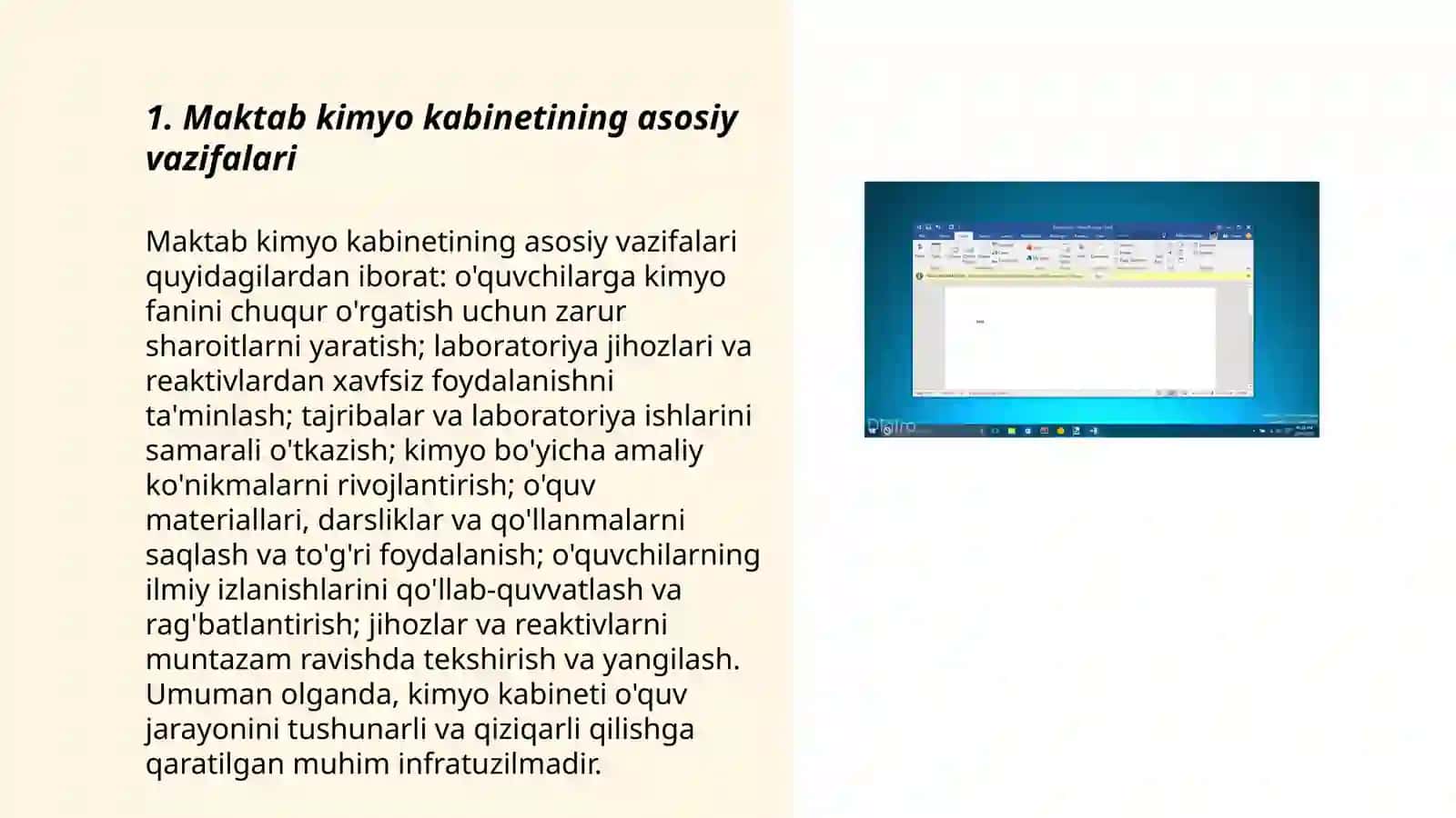 Maktab kimyo kabineti va uning vazifalari 3