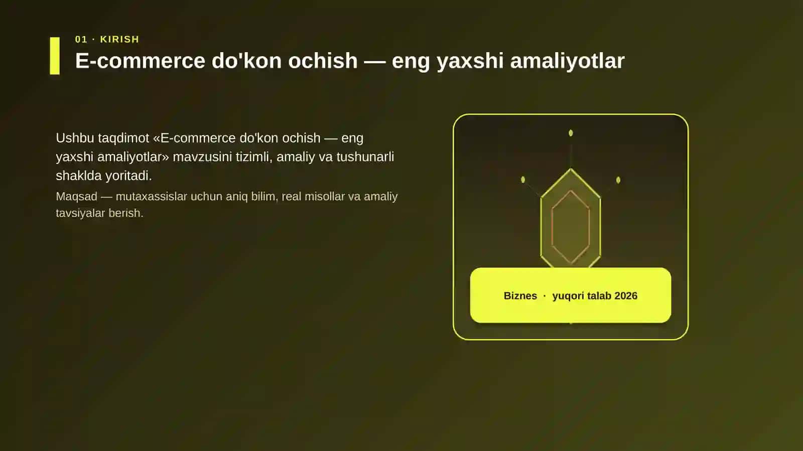 E-commerce do'kon ochish — eng yaxshi amaliyotlar 3