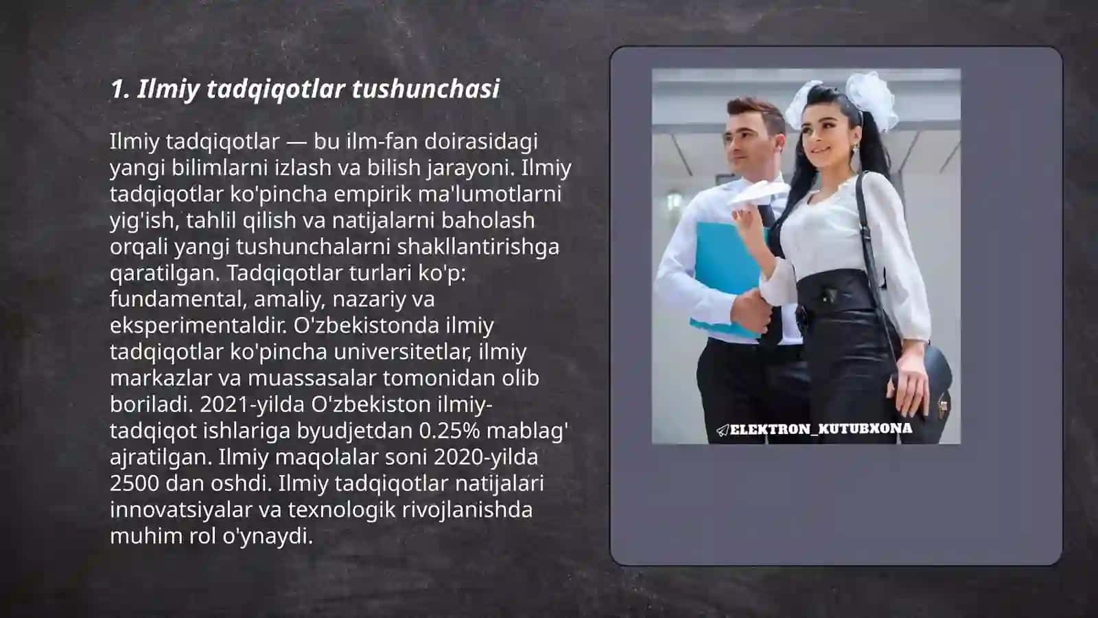 Ilmiy tadqiqotlar turlari va uni olib borishning asosiy usullari 3