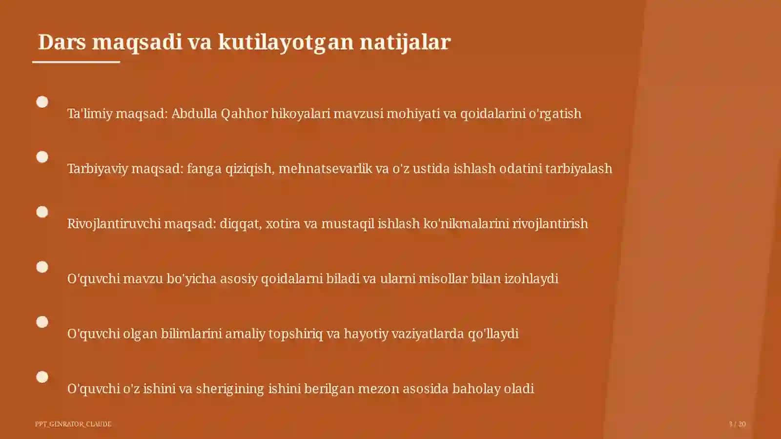 Abdulla Qahhor hikoyalari (8-sinf) 3
