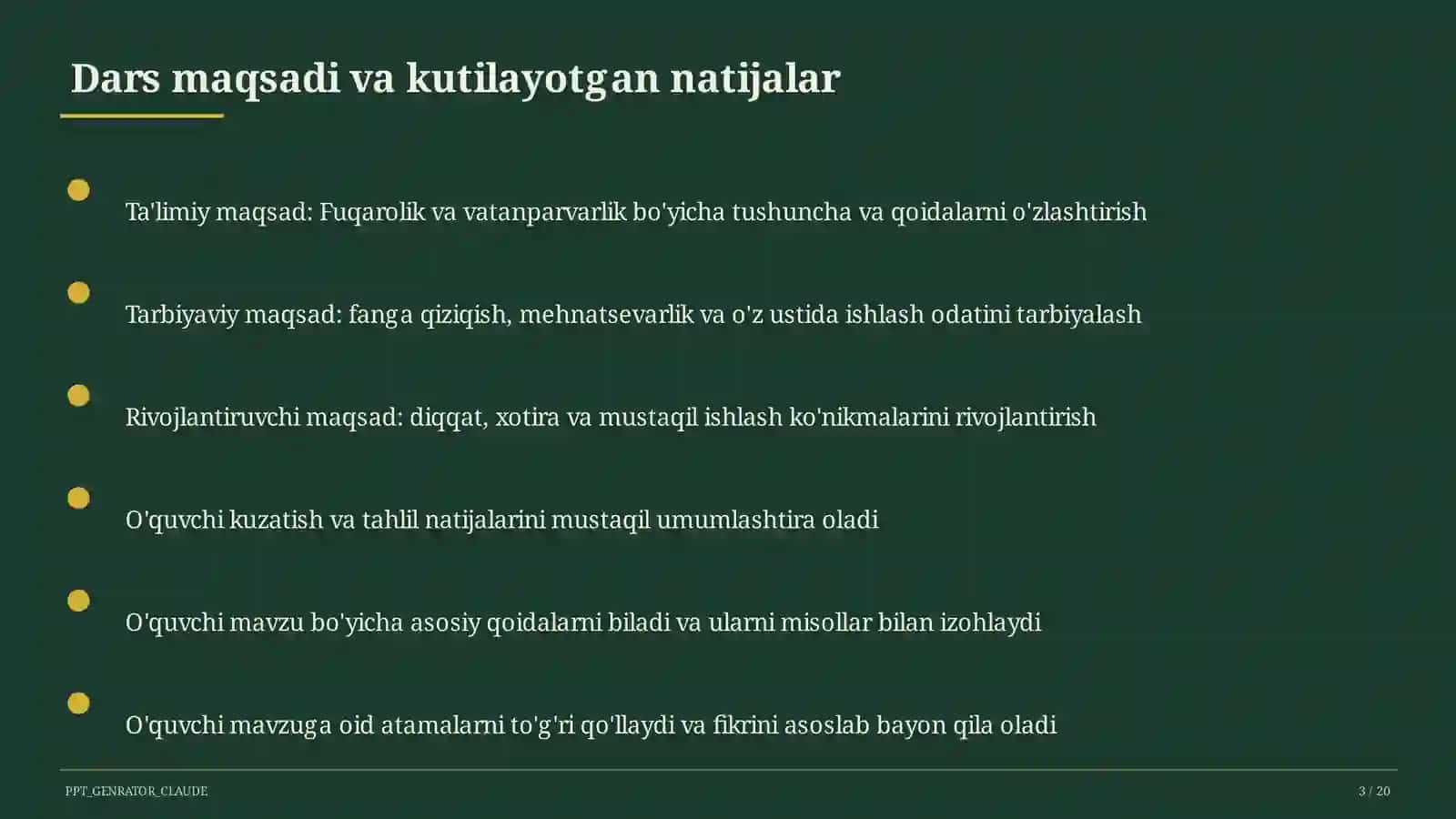 Fuqarolik va vatanparvarlik (8-sinf) 3