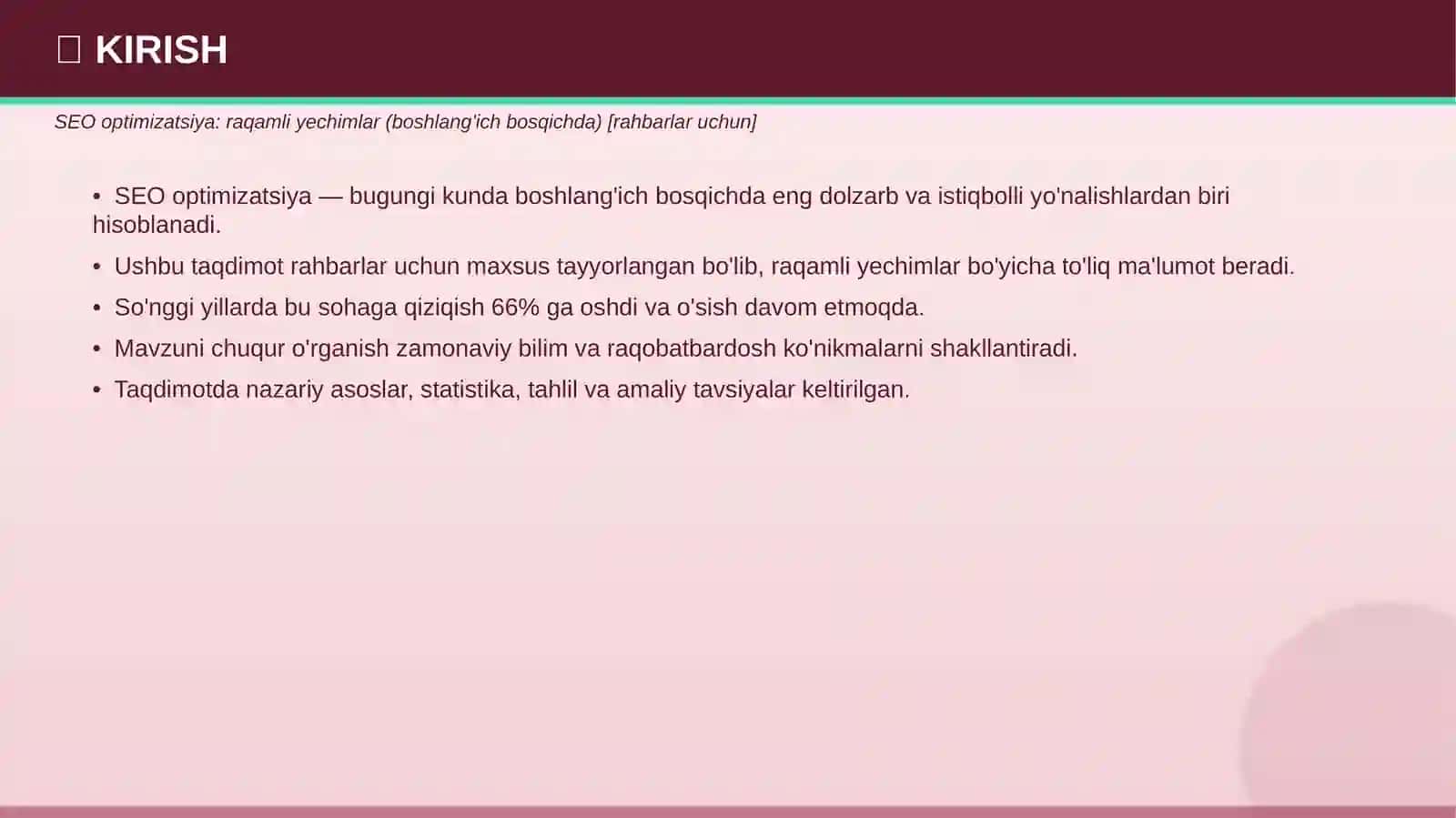 SEO OPTIMIZATSIYA 3