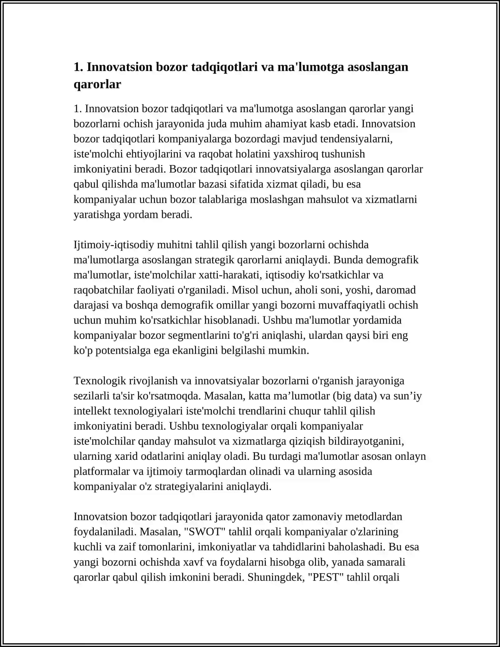 YANGI BOZORNI OCHISHNING INNOVATSION MAZMUNI 3