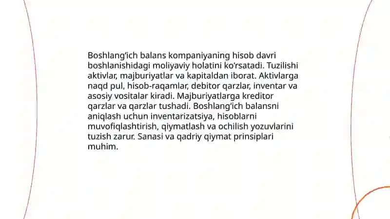 Dastlabki hisoblash ma'lumotlarini aniqlash 3