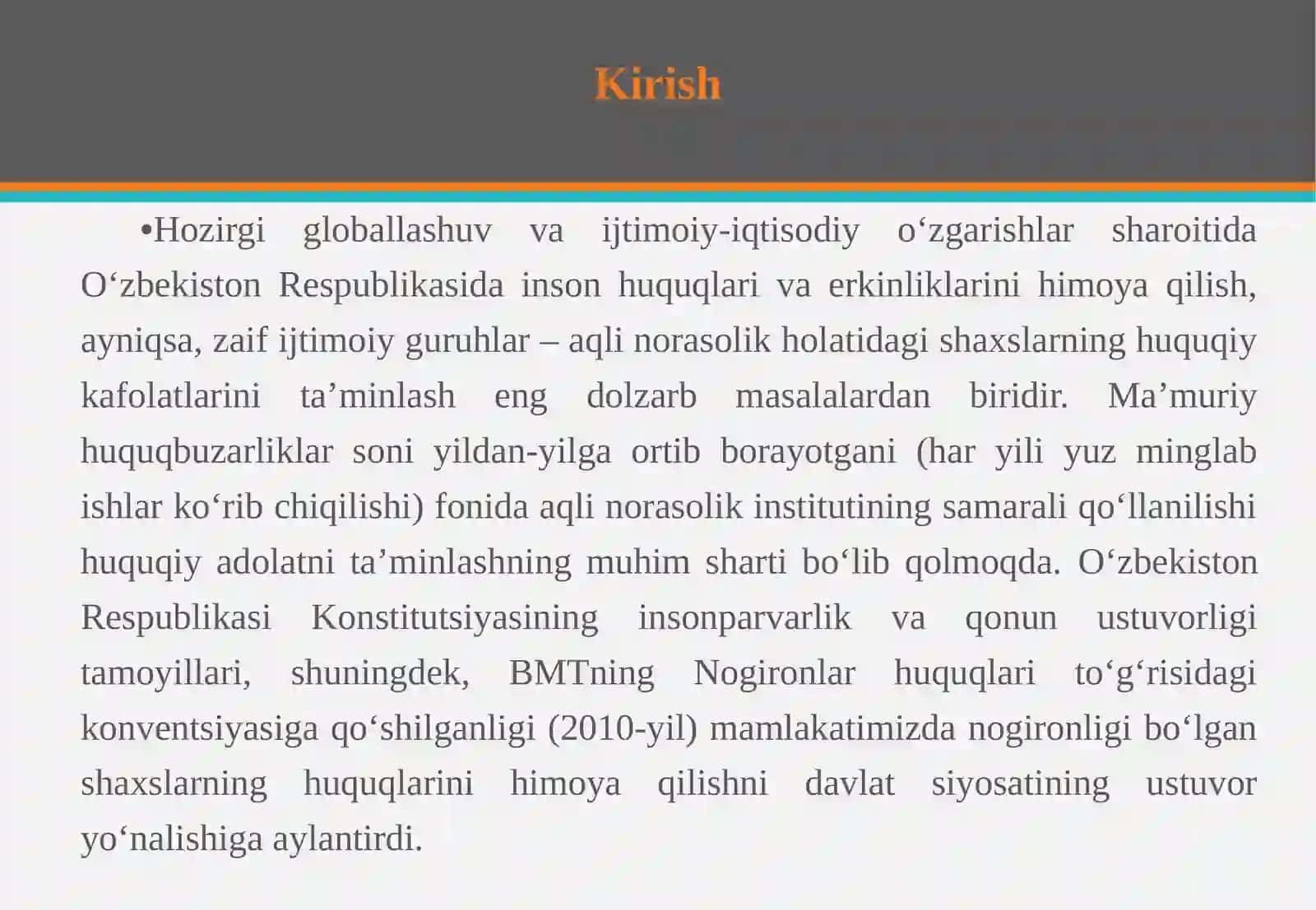 Mamuriy huquqbuzarliklarda aqli norasolik. 3