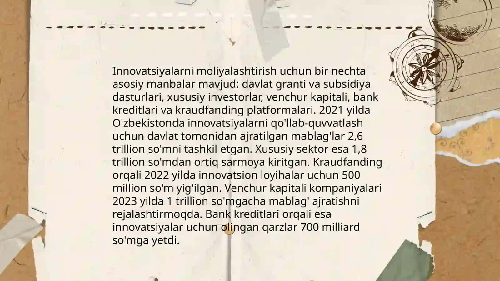 Innovatsiyalarni moliyalashtirish 3