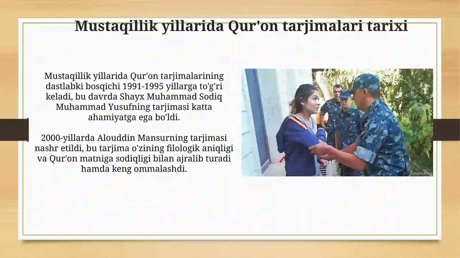 Mustaqillikyillarida Qur’onning oʻzbektilida tarjima qilinishi va tafsirlari 3