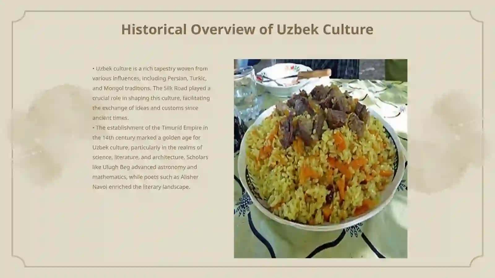 Culture end trditions of Uzbekistan 3