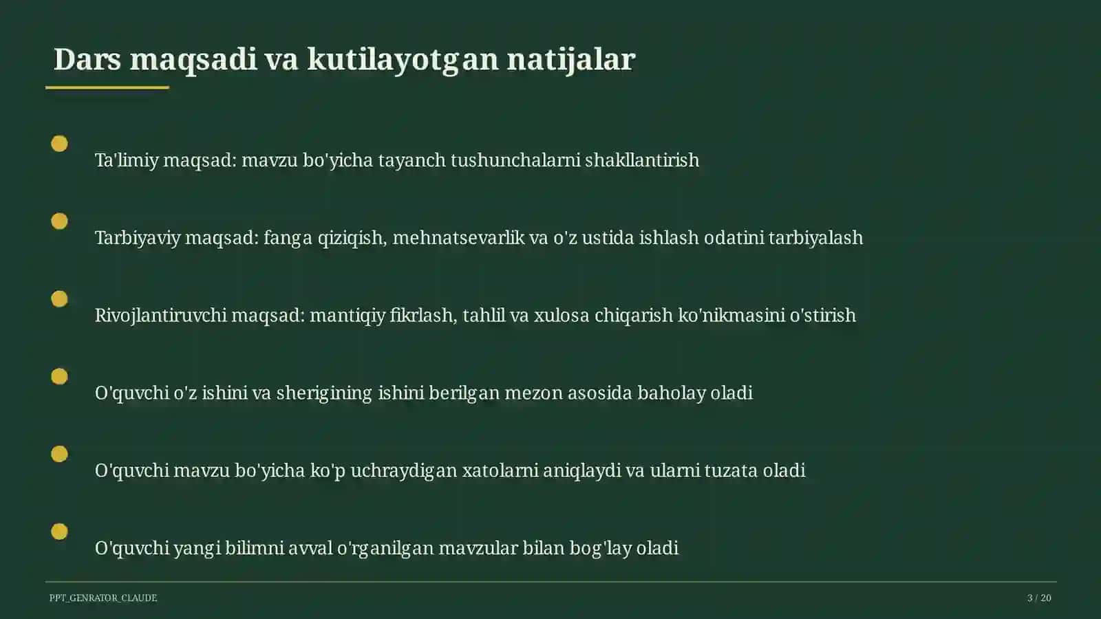 Zamonaviy dars ishlanmasini tuzish 3