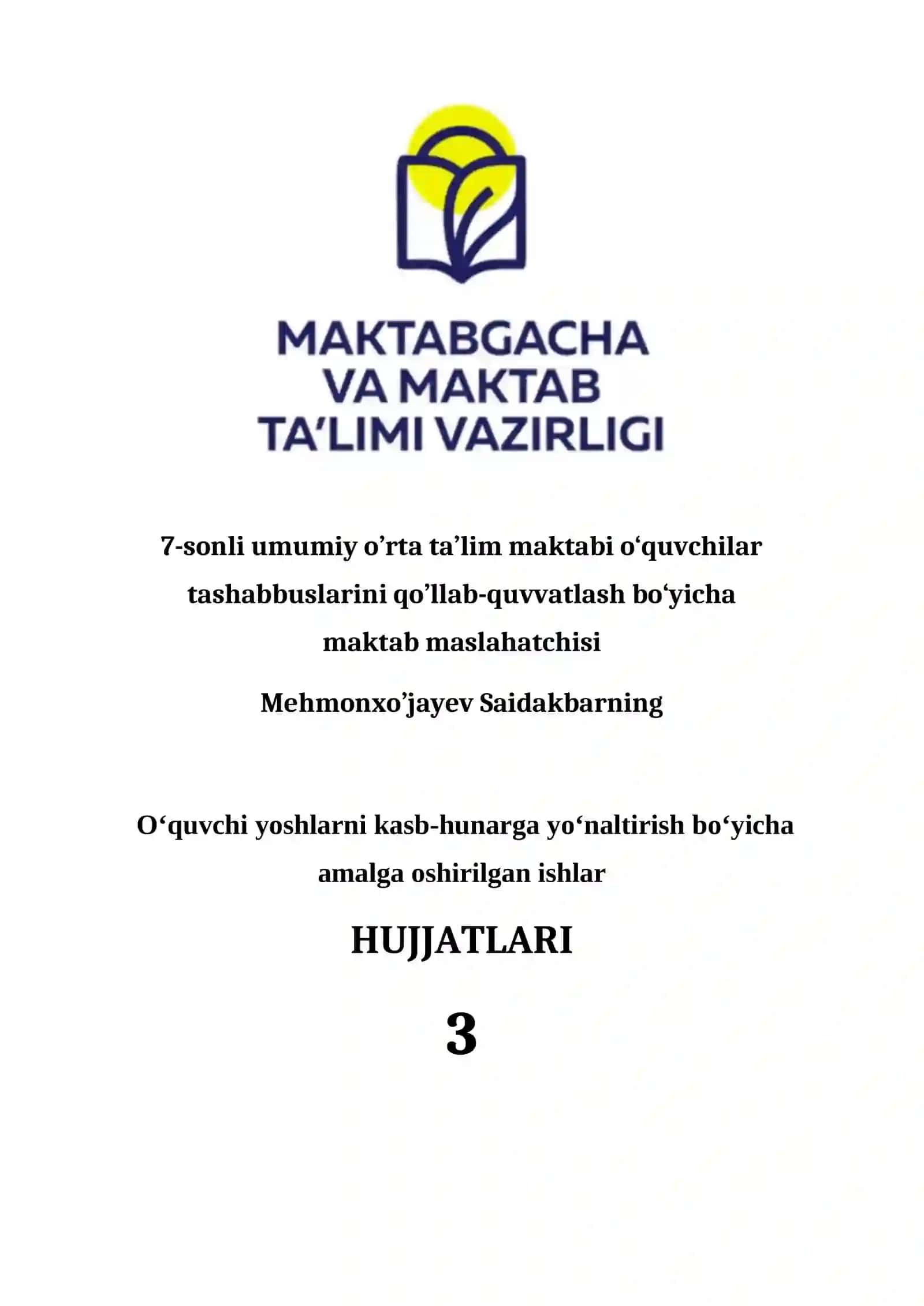 maktab maslahatchilari uchun papka yuzlari namuna 2026-2027 oʻquv yili 3