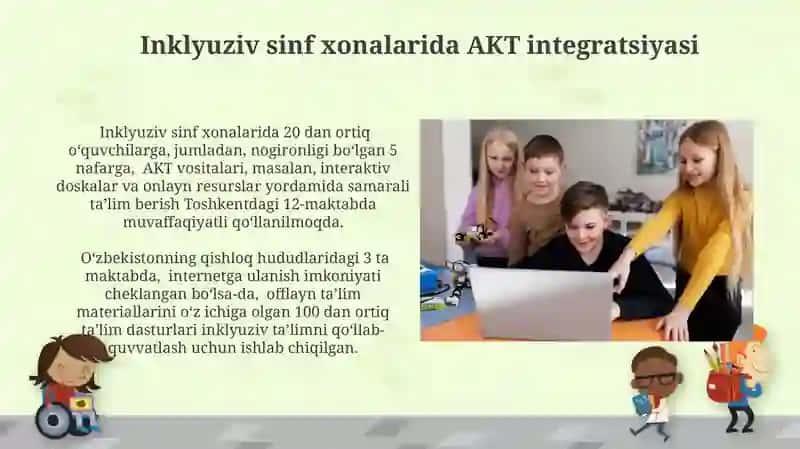 Inklyuziv talim jarayonida pedagogik va axborot kommunikatsiya texnologiyalaridan foydalanish 3