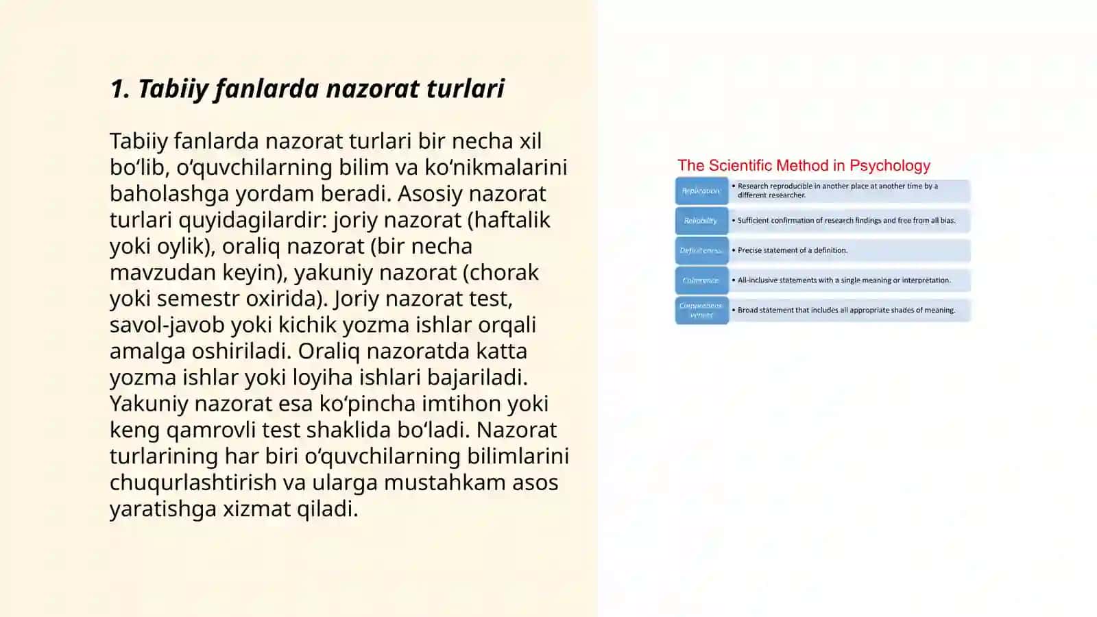 Tabiiy fanlar nazaryasi va metodikasini oʻqitish 3