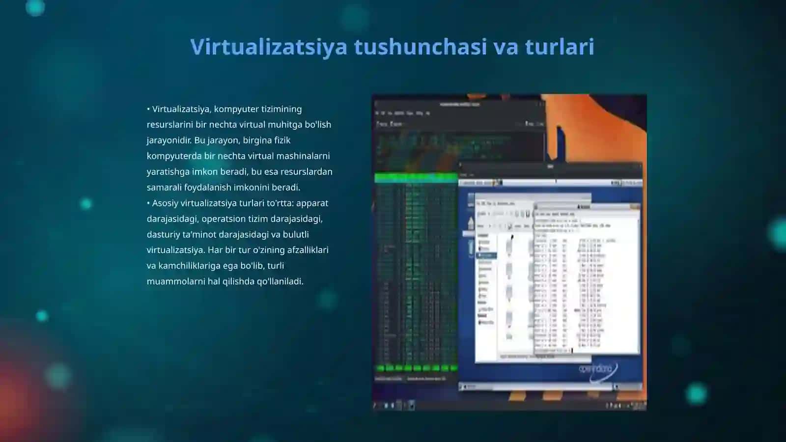 Virtualizasiya va Docker/VMWare asoslari 3
