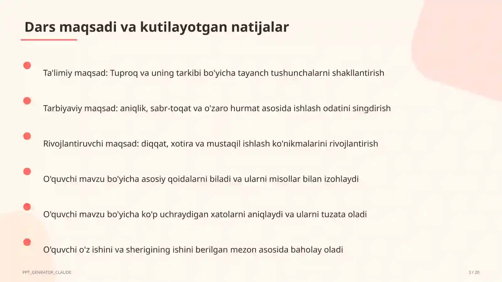 Tuproq va uning tarkibi (2-sinf) 3
