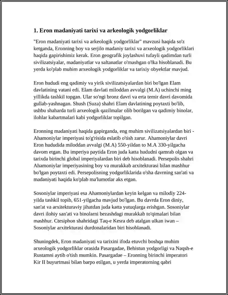 ERON MADANIYATI 3