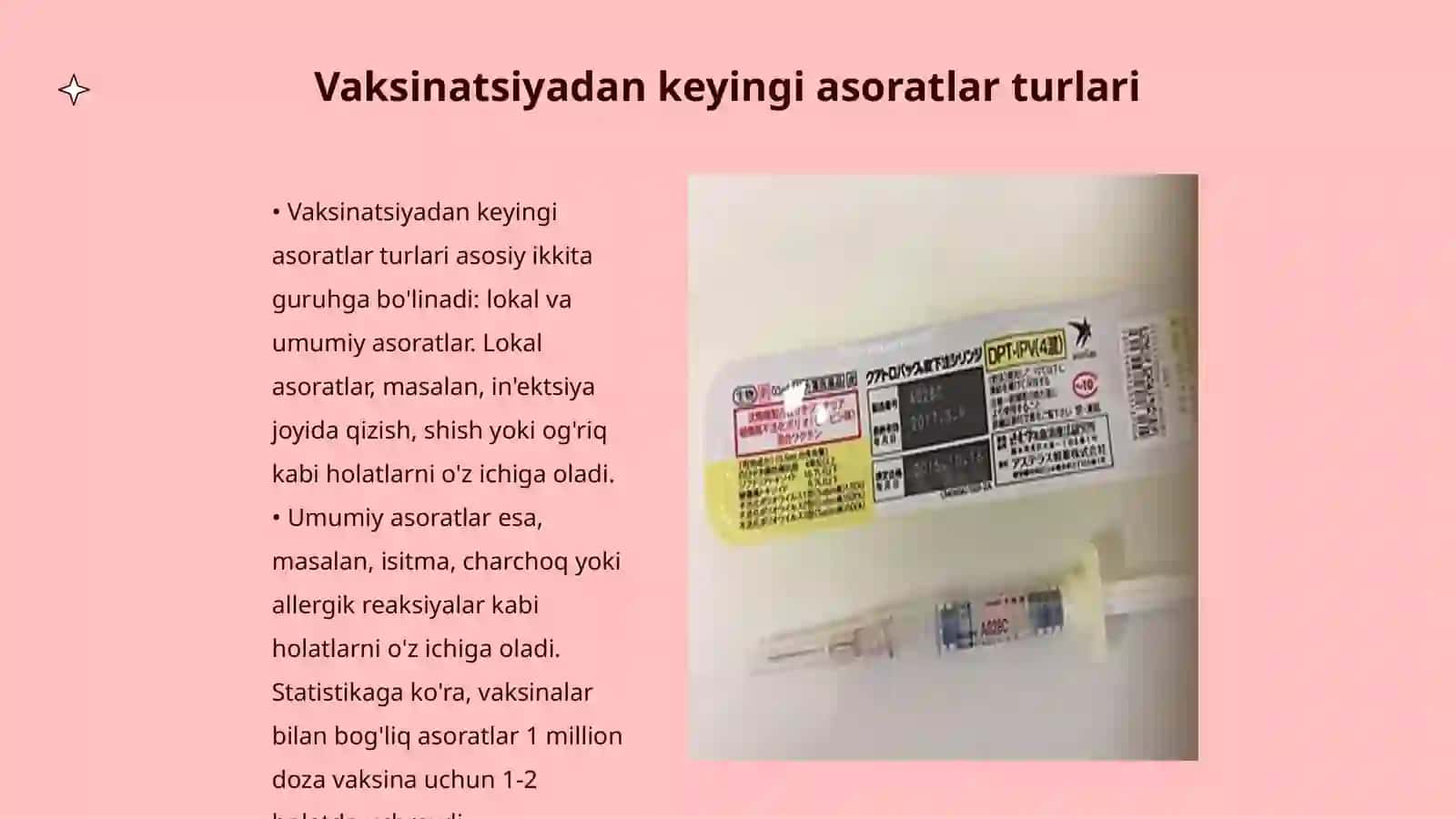 Vaksinatsiyadan keyingi asoratlar 3