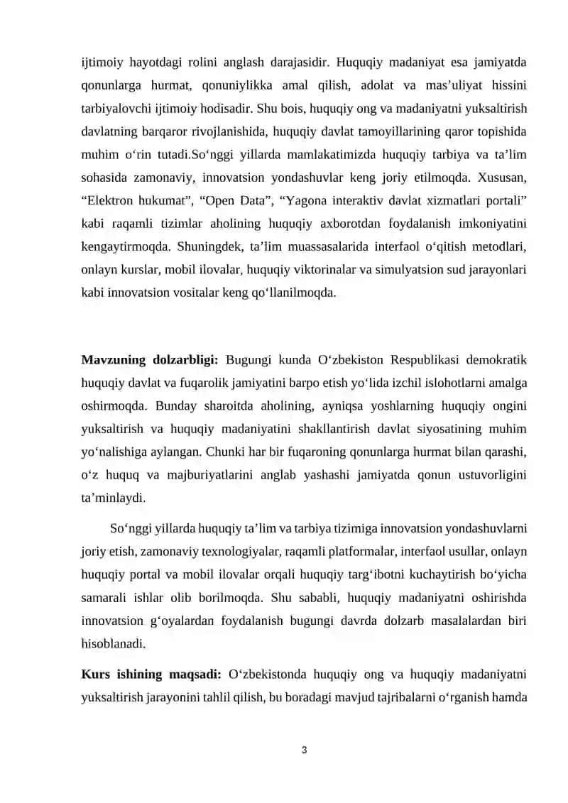 Huquqiy ong va huquqiy madaniyatning nazariy asoslari 3