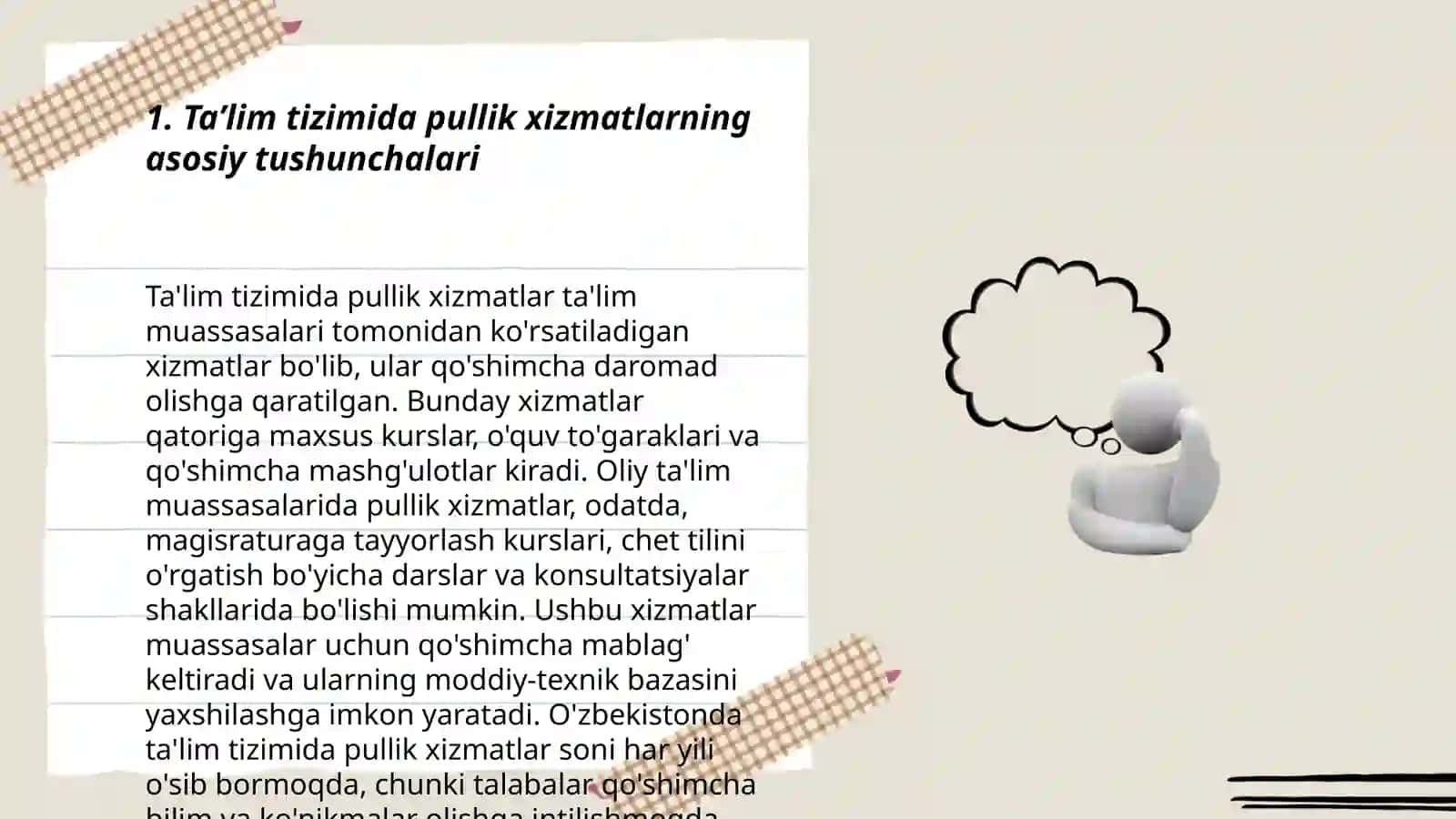 Taʼlim tizimida pullik xizmatlarning asosiy tushunchalari 3
