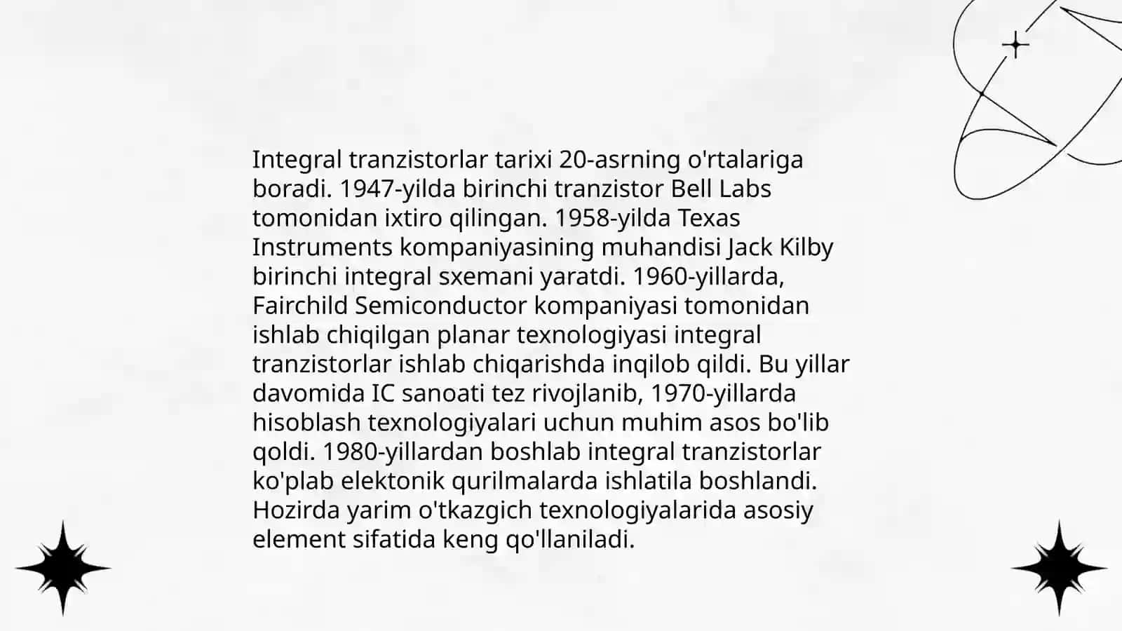 Integral tranzistorlar 3