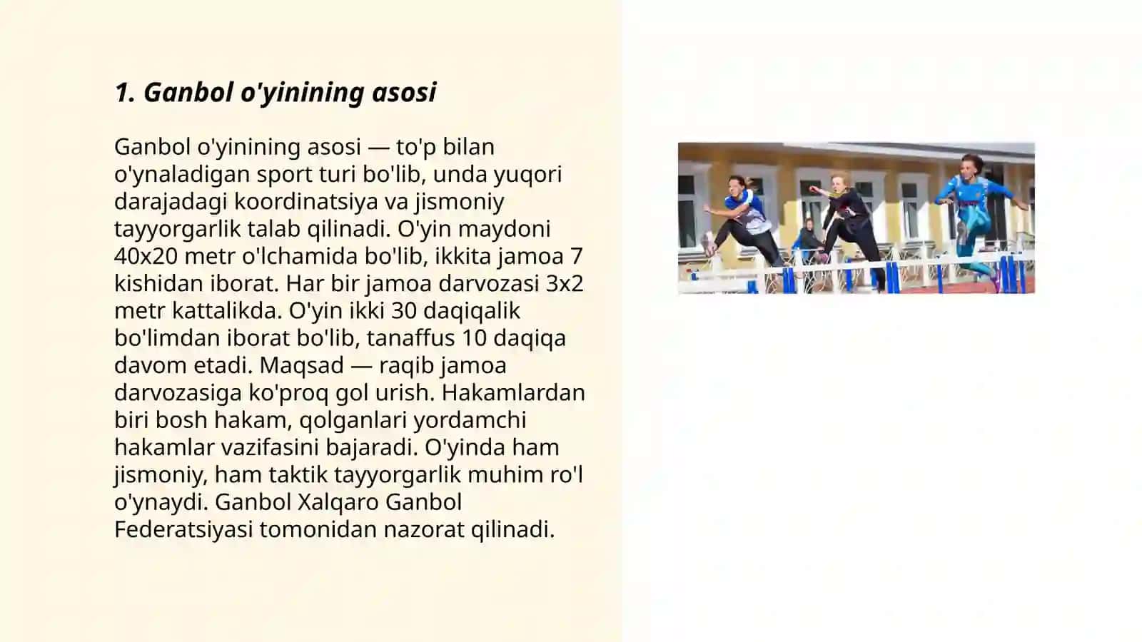 Ganbol Oyini Texnikasini Orgatish 3