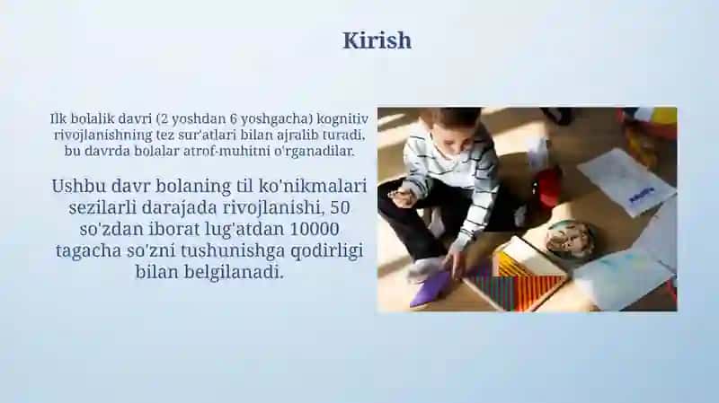 Ilk bolalik davrida psixik rivojlanish xususiyatlari 3