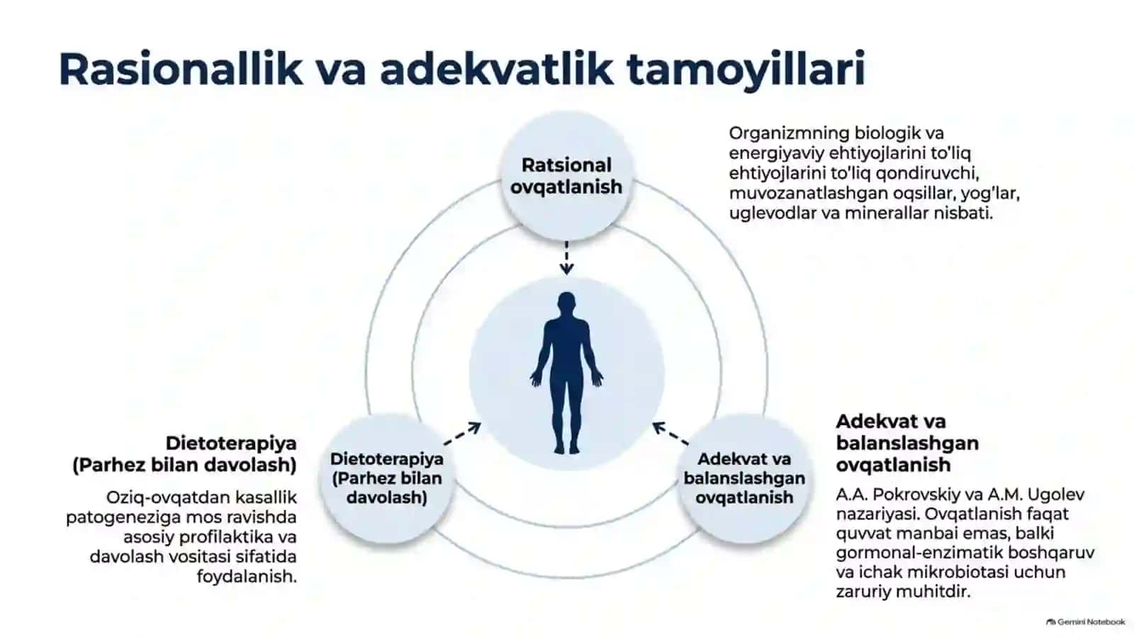 Tibbiyotda ovqatlanish nazariyasi, parhez stollari va alimentar avitaminozlar — 15 slayd 3