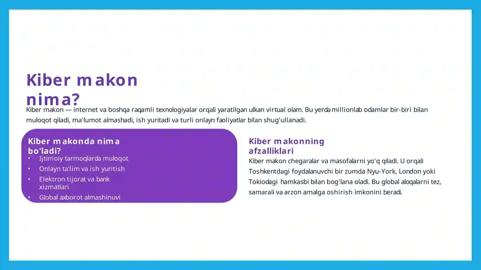 Kibermakon, kiberterrorizm va kiberzo'ravonlik 3