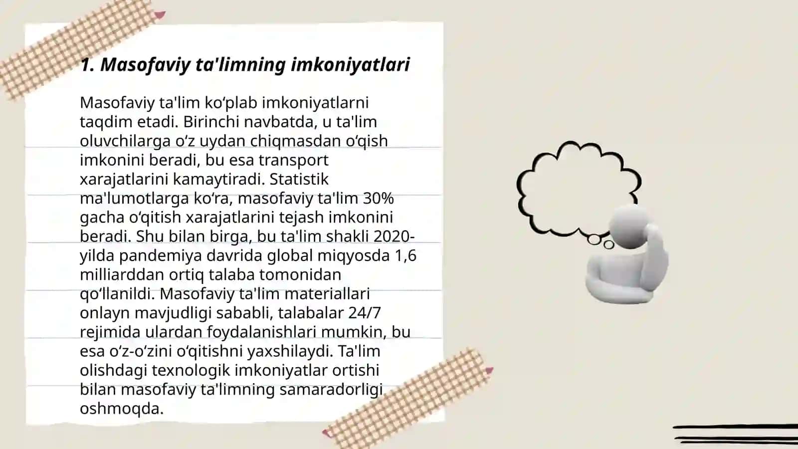 Masofaviy ta'limning imkoniyatlari 3