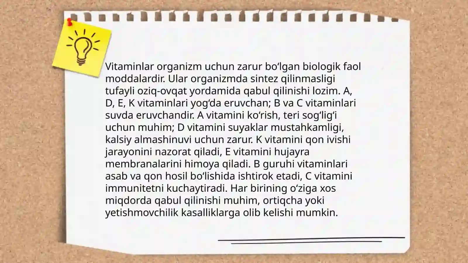 Vitaminlar va ularning biologik roli 3