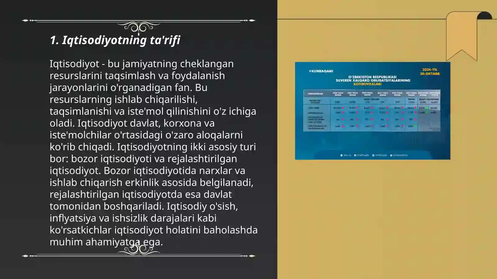Iqtisodiyot haqida tushuncha va uning mazmuni 3
