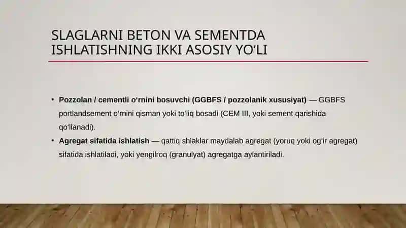 Metallurgiya shlaklari asosidagi betonlar 3