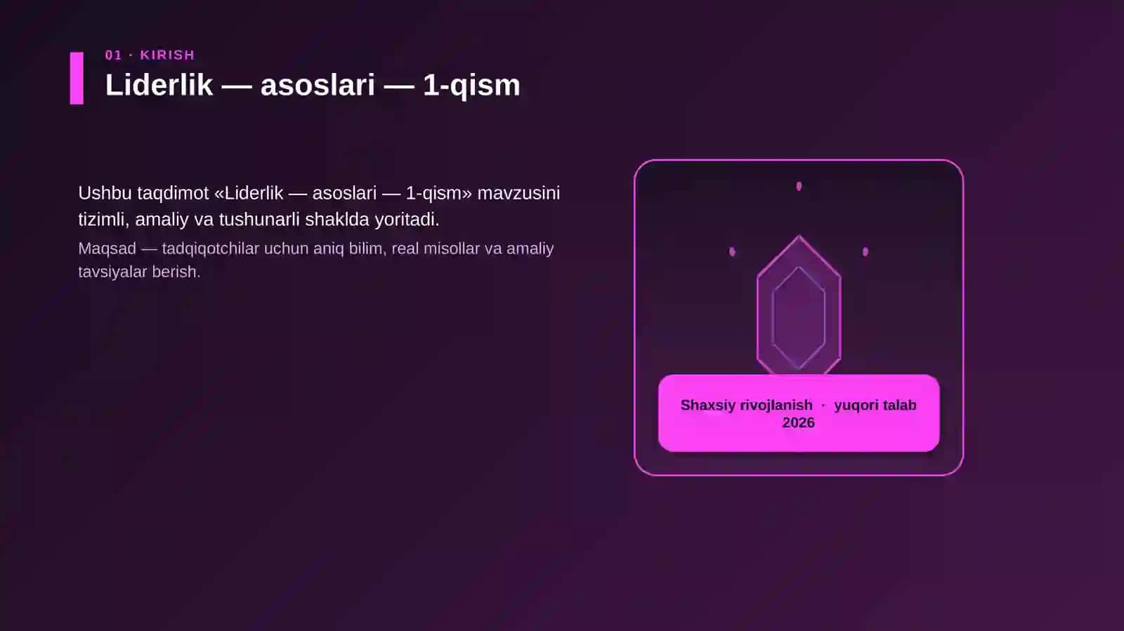 Liderlik — asoslari — 1-qism 3